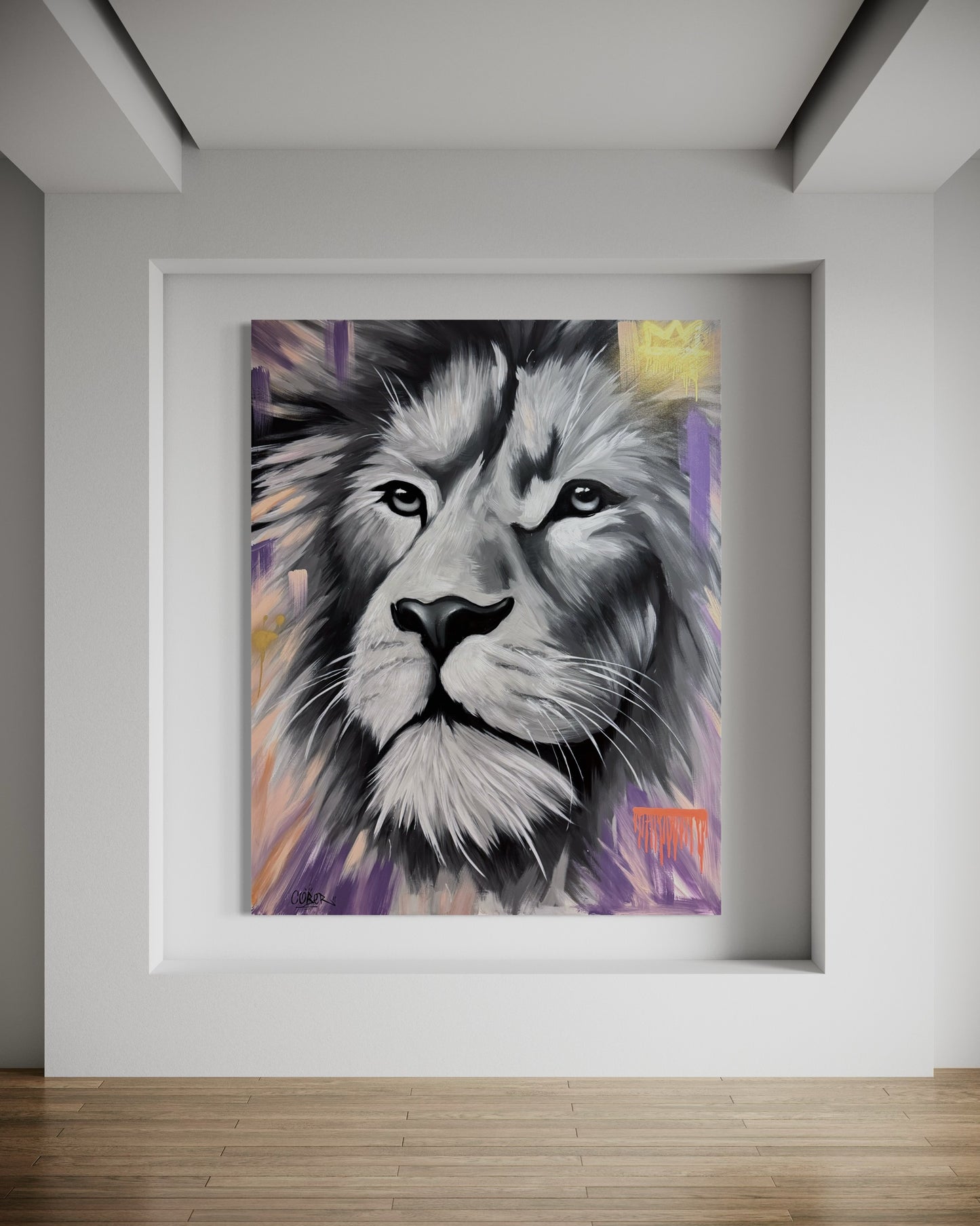 Crowned in the chaos - 200 x 160